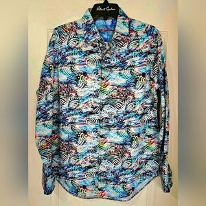 Robert Graham Multicolor Shirt Size Medium New Without Tags.